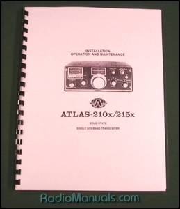 Atlas 210x / 215X Instruction Manual