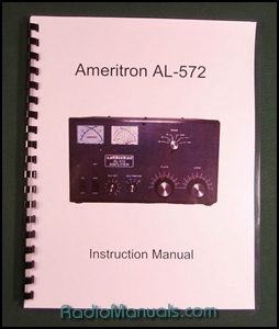 Ameritron AL-572 Instruction Manual