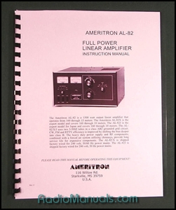 Ameritron AL-82 Instruction Manual - Click Image to Close