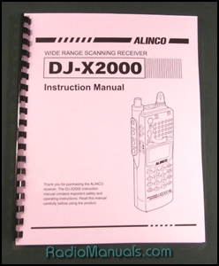 Alinco DJ-X2000 Instruction Manual - Click Image to Close