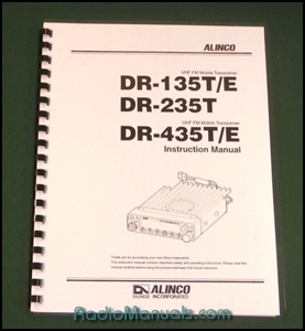 Alinco DR-135T/235T/435T Instruction Manual - Click Image to Close