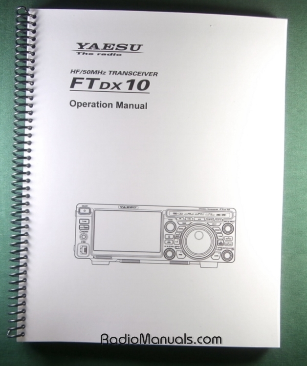 Yaesu FTdx10 Operation Manual