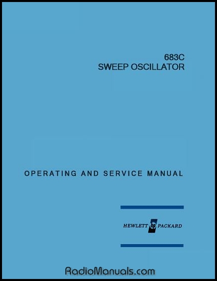 HP 683C Operating & Service Manual - Click Image to Close