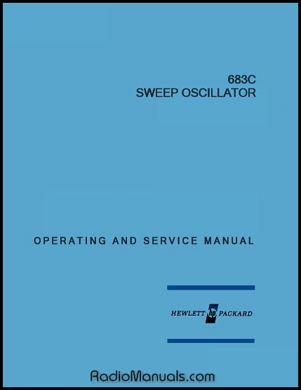 HP 683C Operating & Service Manual HP 683C Operating & Service Manual