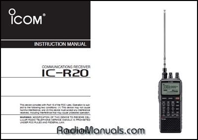 Icom IC-R20 Instruction Manual