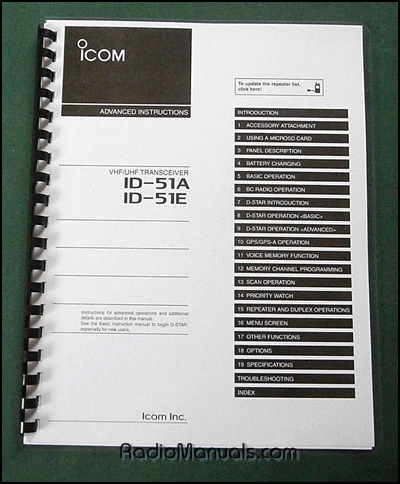 Icom ID-51A / ID-51E Instruction Manual - Click Image to Close