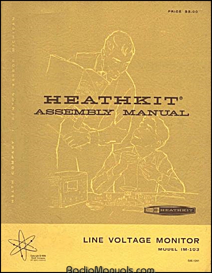 Heathkit IM-103 Assembly and Instruction Manual - Click Image to Close