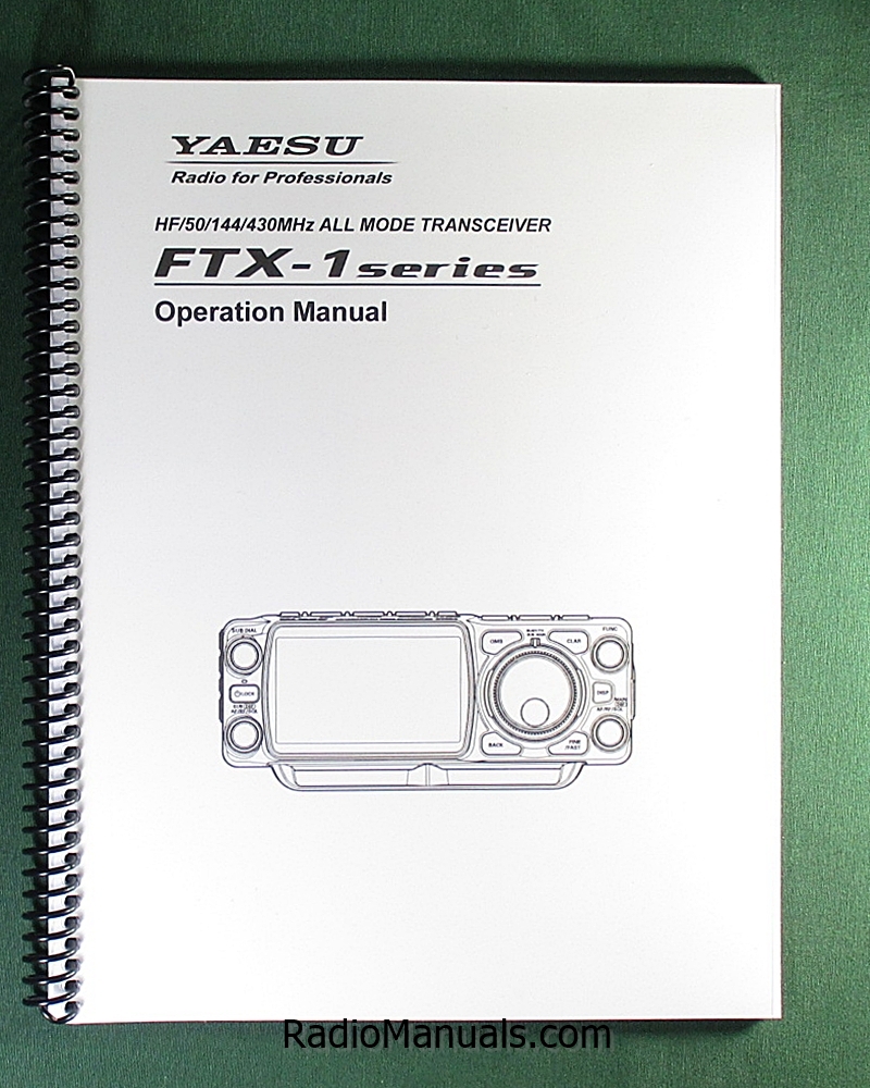 Yaesu FTX-1 Operation Manual