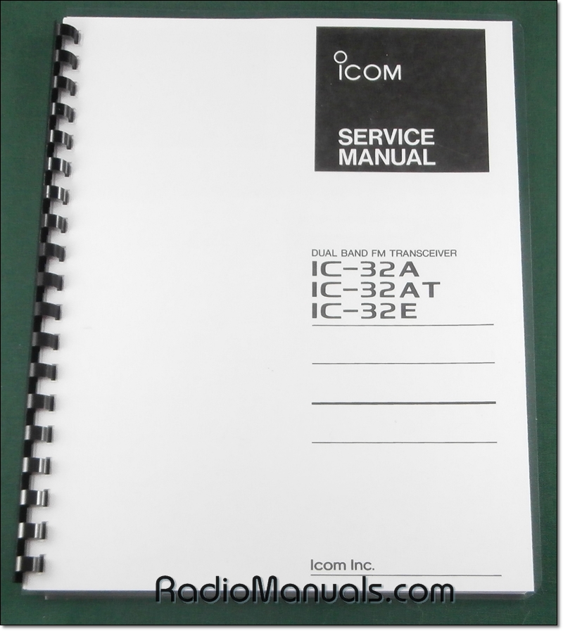 Icom IC-32A/E Service Manual