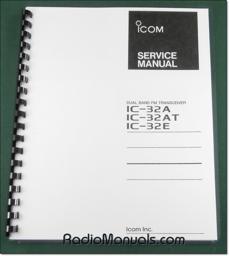 Icom IC-32A/E Service Manual - Click Image to Close