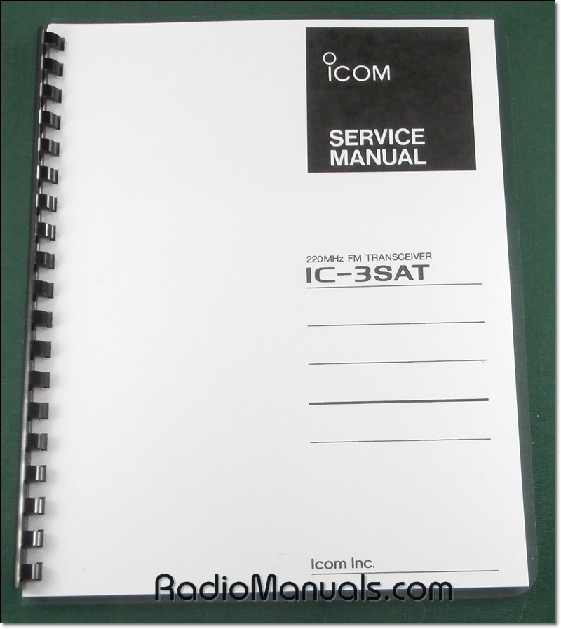 Icom IC-3SAT Service Manual