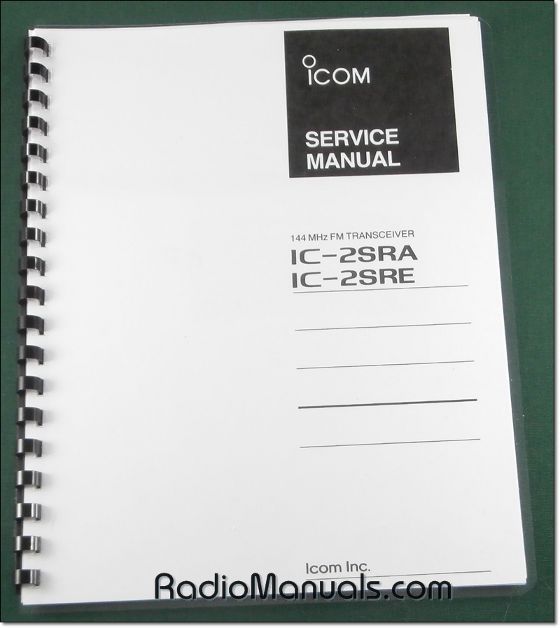 Icom IC-2SRA / IC-2SRE Service Manual - Click Image to Close