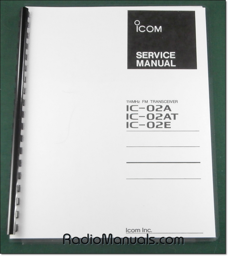 Icom IC-02AT Service Manual - Click Image to Close