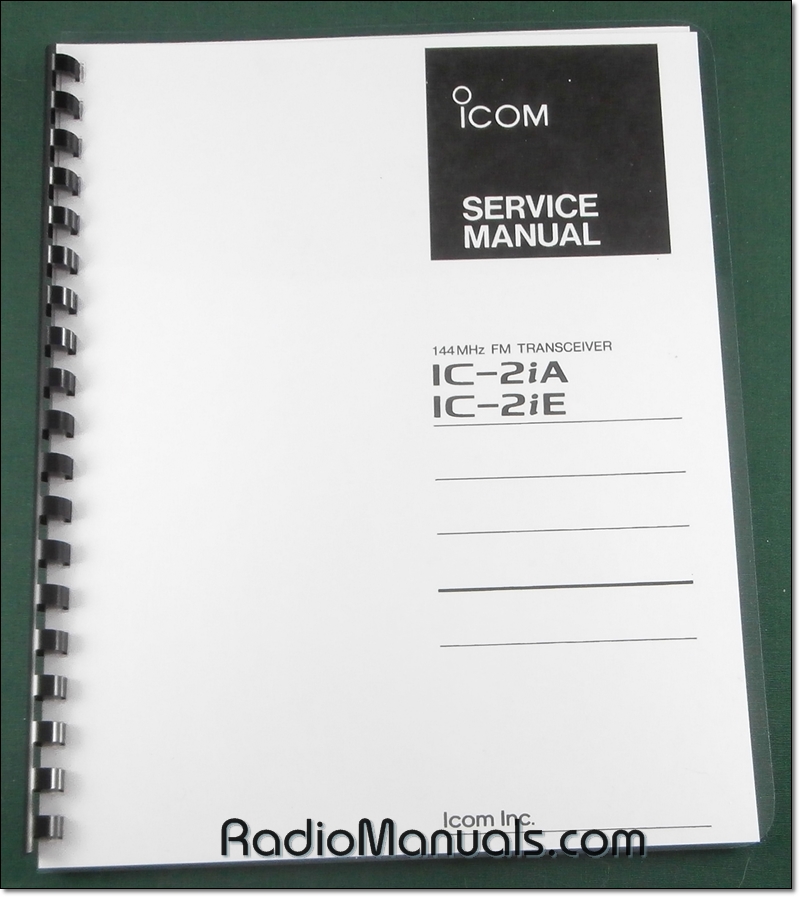 Icom IC-2iA / IC-2iE Service Manual