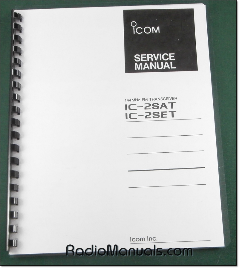 Icom IC-2SAT / IC-2SET Service Manual