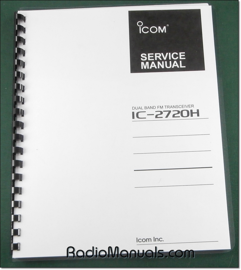 Icom IC-2720 Service Manual