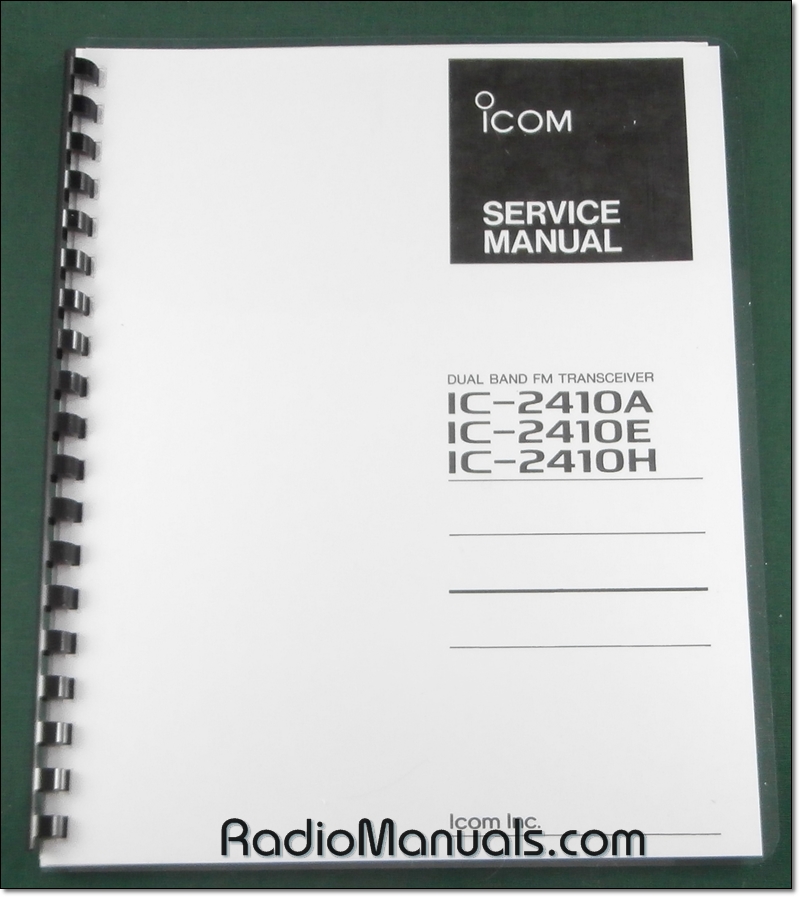 Icom IC-2410A/E/H Service Manual