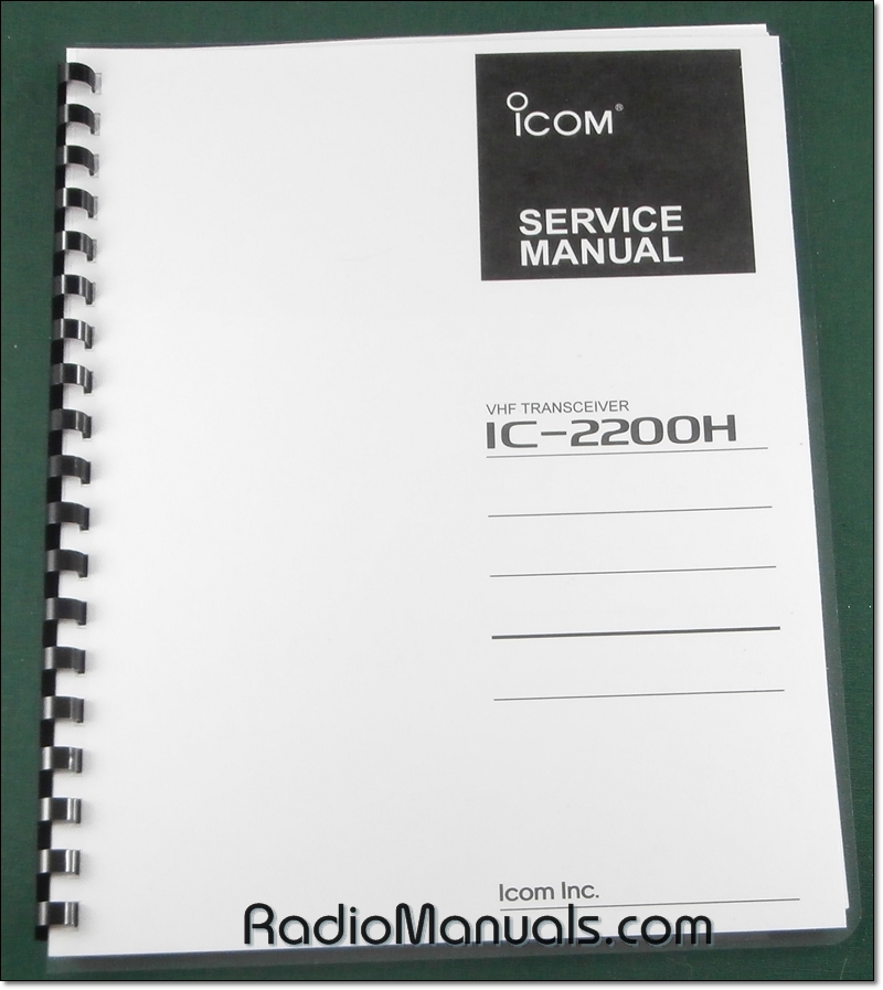 Icom IC-2200H Service Manual - Click Image to Close