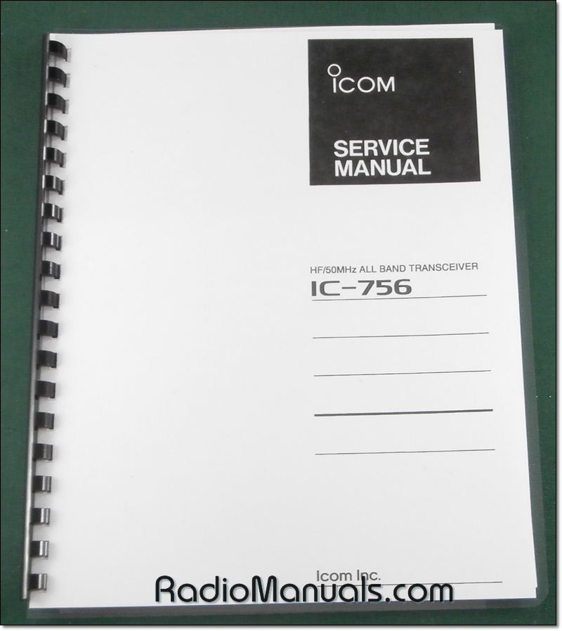 Icom IC-756 Service Manual