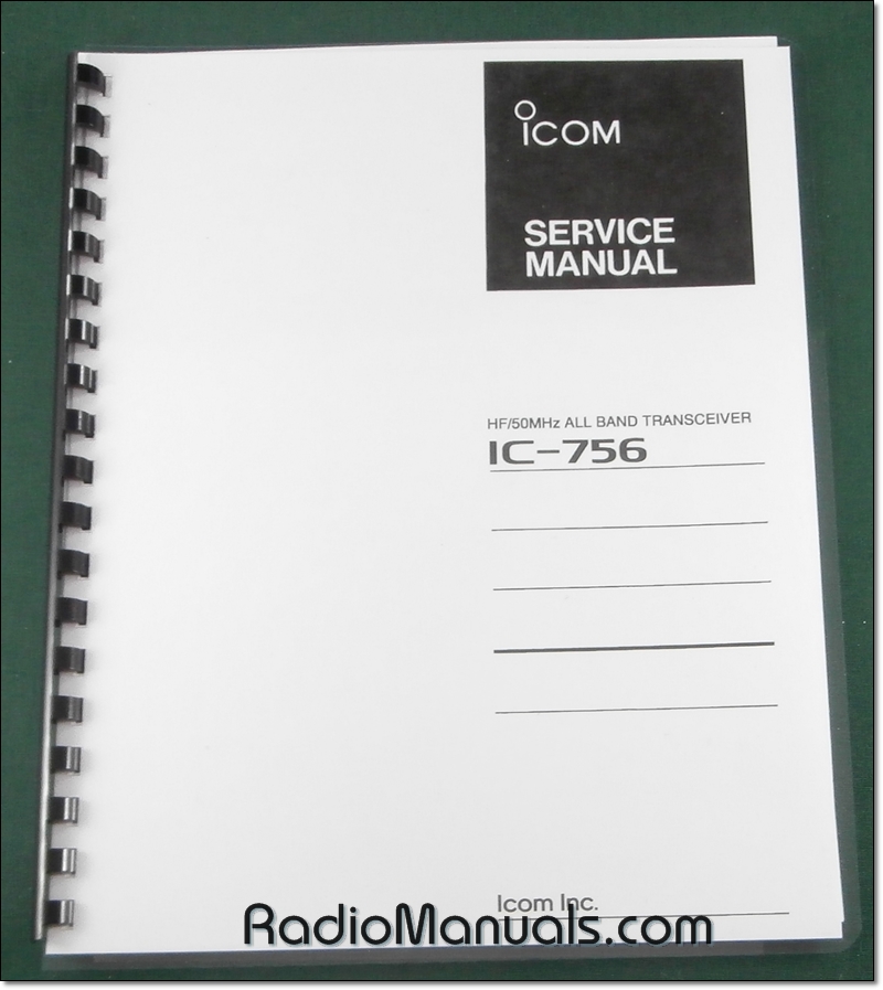 Icom IC-756 Service Manual - Click Image to Close