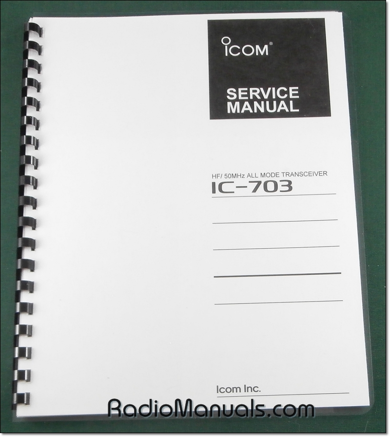 Icom IC-703 Service Manual