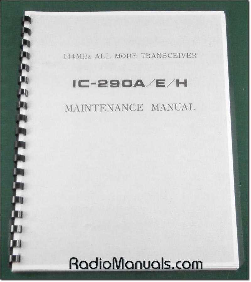Icom IC-290A/E/H Service Manual