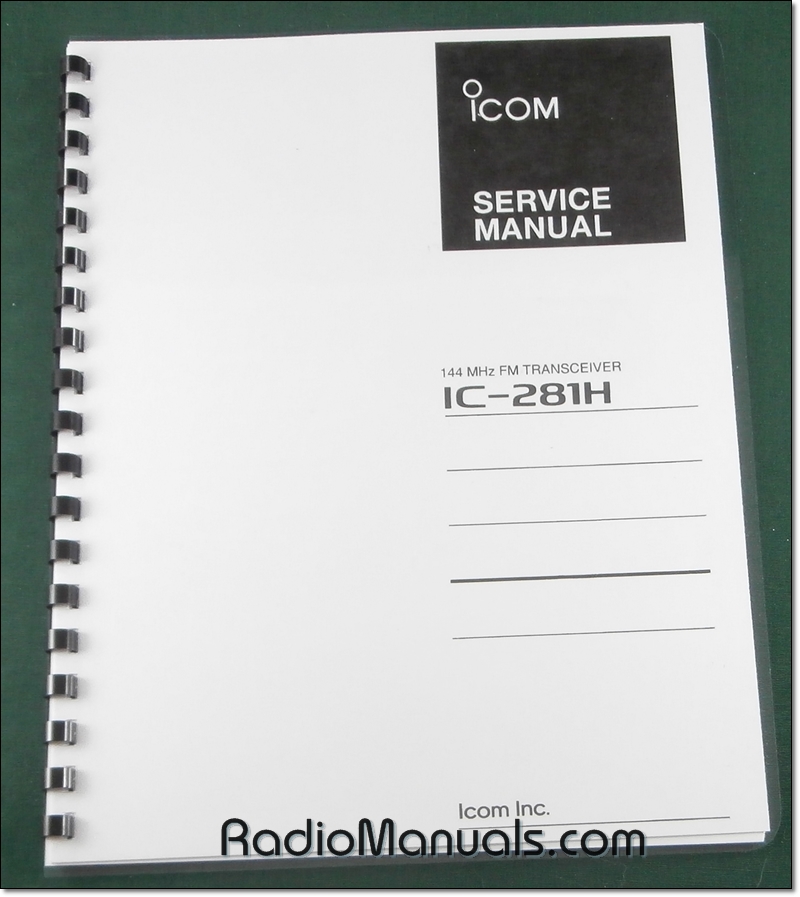 Icom IC-281H Service Manual