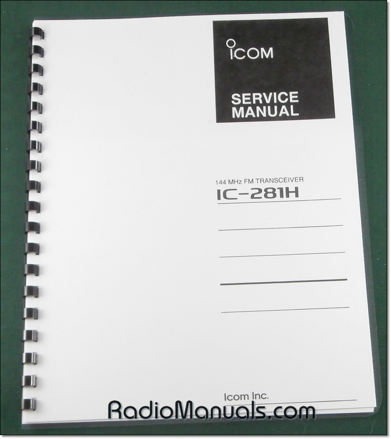 Icom IC-281H Service Manual - Click Image to Close