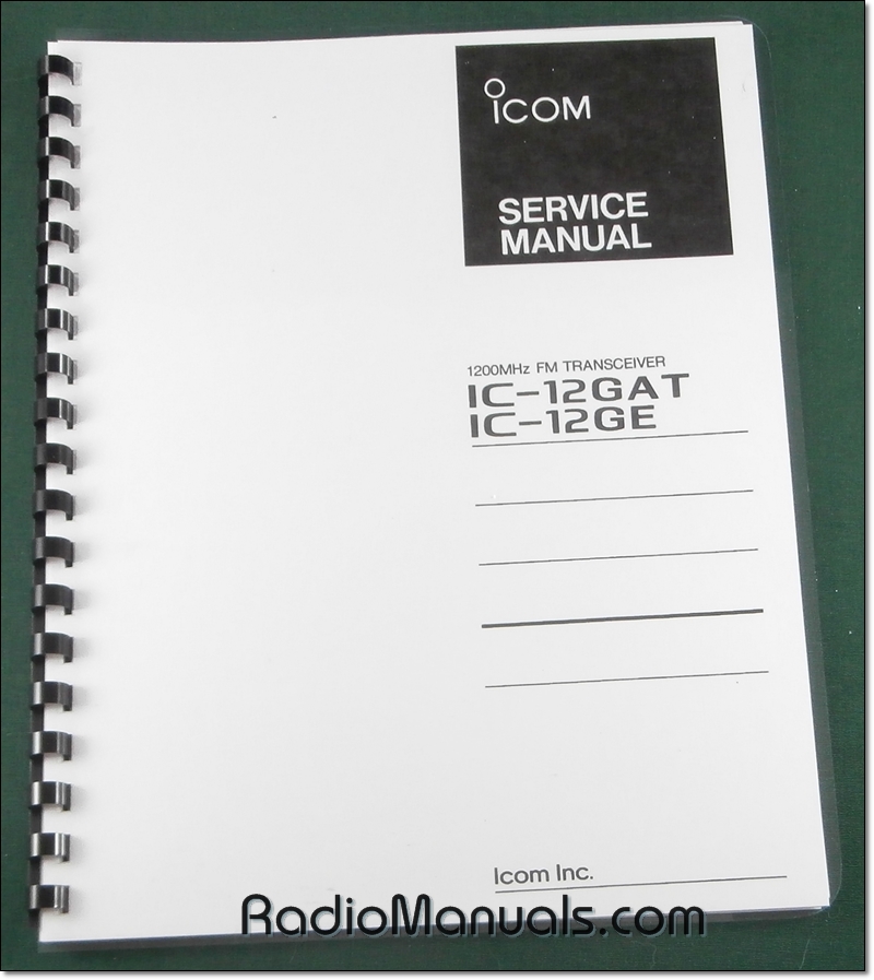 Icom IC-12GAT / IC-12GE Service Manual