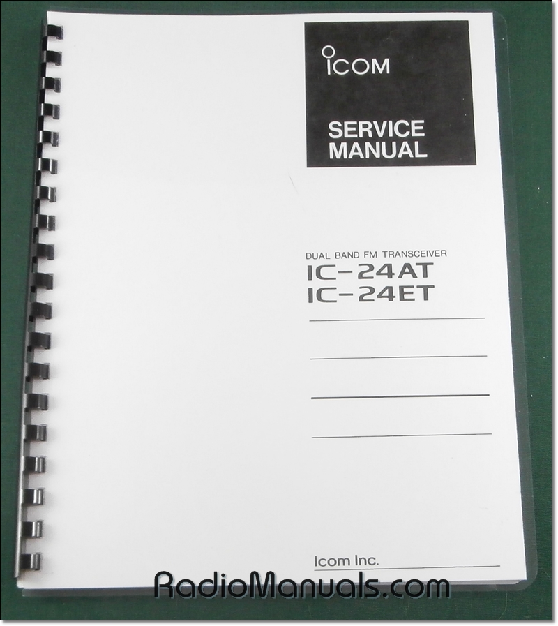 Icom IC-24AT / IC-24ET Service Manual