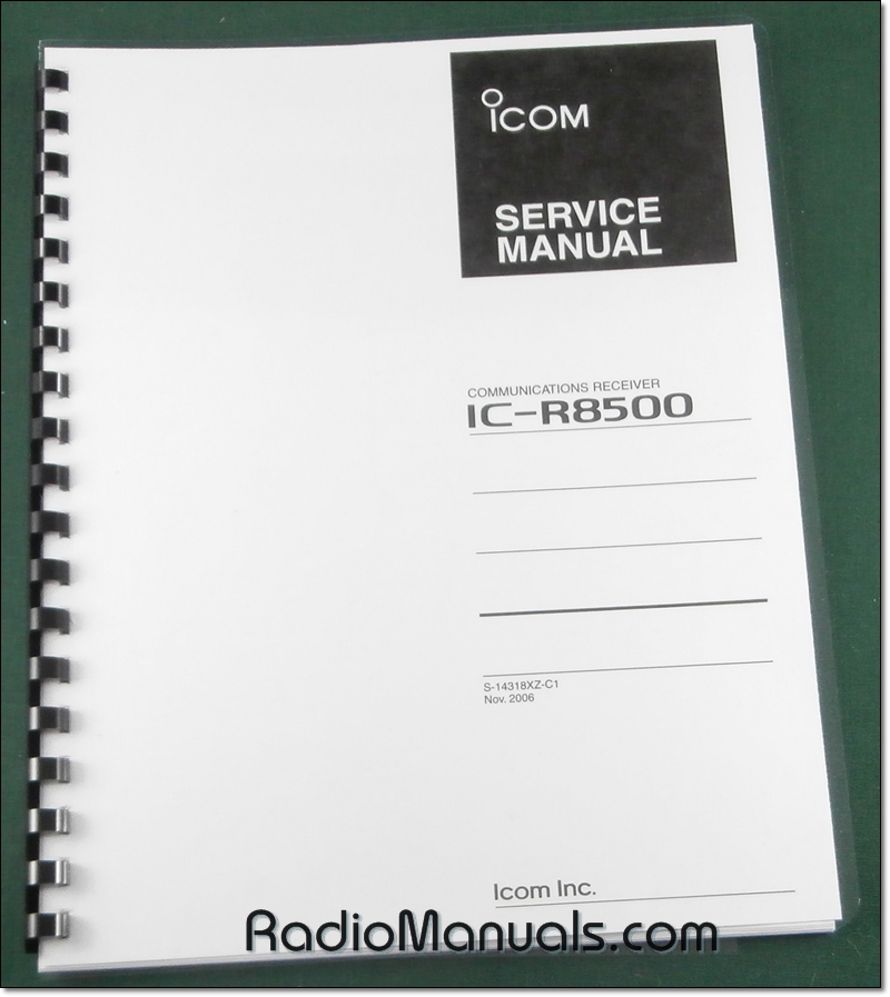 Icom IC-R8500 Service Manual Icom IC-R8500 Service Manual
