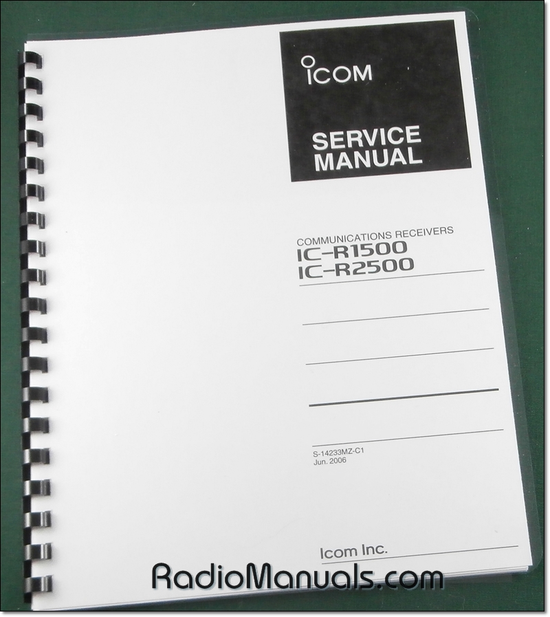 Icom IC-R1500 / R2500 Service Manual