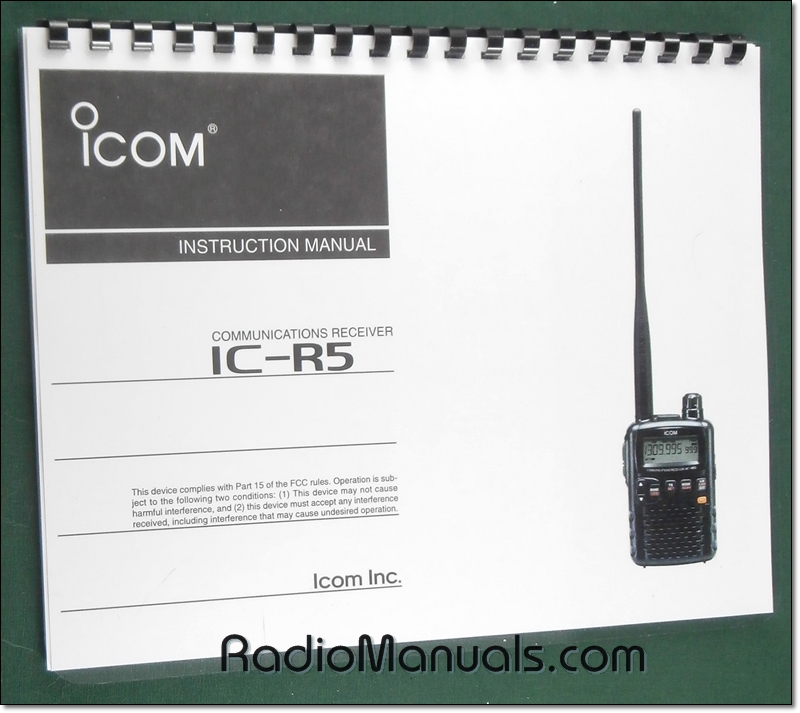 Icom IC-R5 Instruction Manual