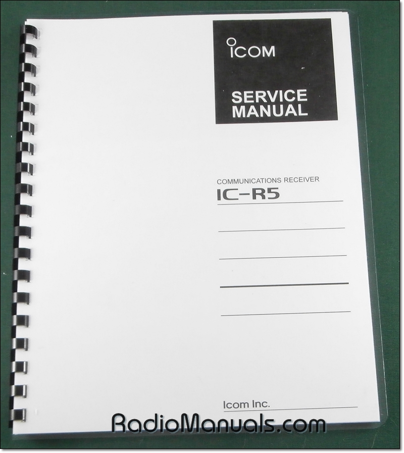 Icom IC-R5 Service Manual