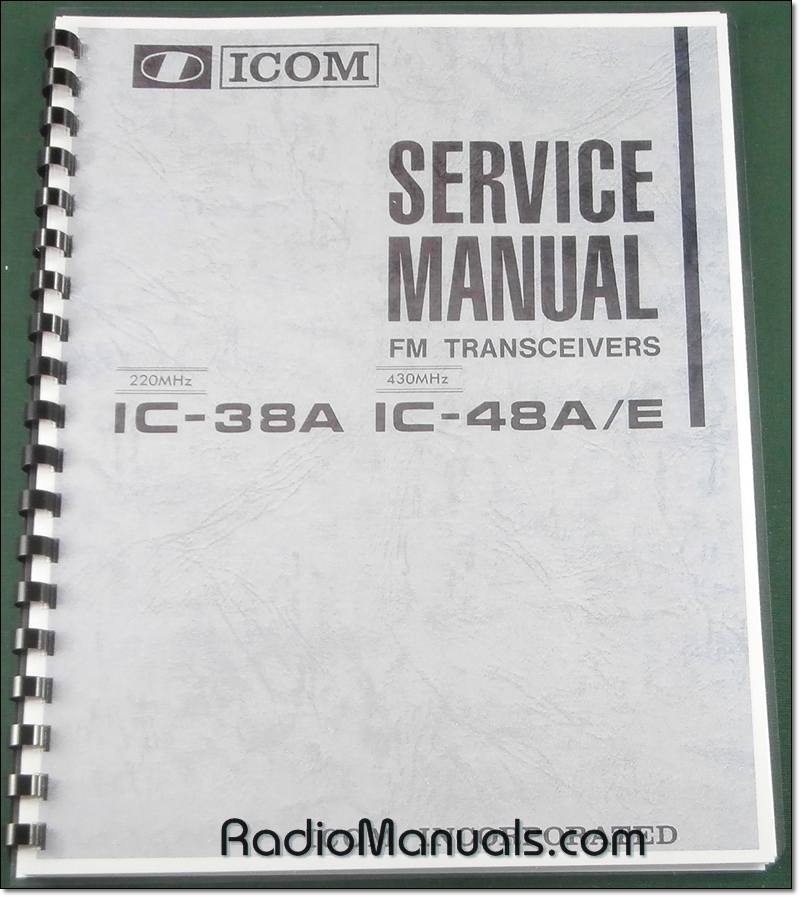 Icom IC-38A / IC-48A/E Service Manual