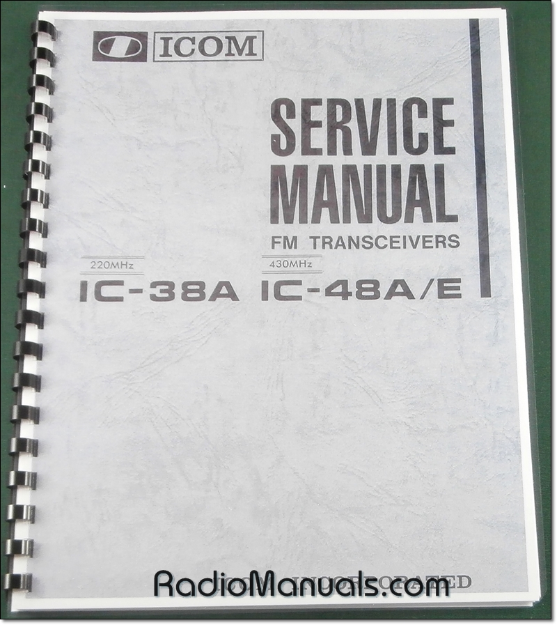 Icom IC-38A / IC-48A/E Service Manual - Click Image to Close