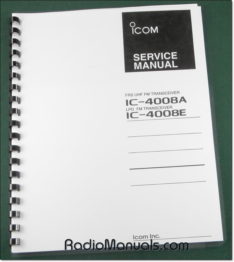 Icom IC-4008 / IC-4008MKII Service Manual