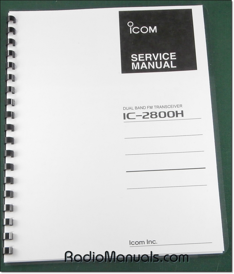 Icom IC-2800H Service Manual - Click Image to Close