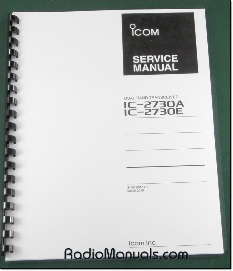 Icom IC-2730H Service Manual - Click Image to Close