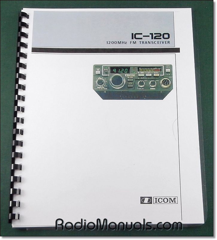 Icom IC-120 Instruction Manual - Click Image to Close