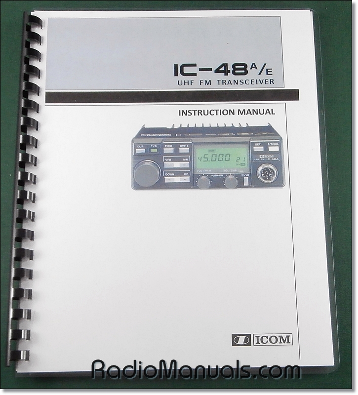 Icom IC-48A/E Instruction Manual - Click Image to Close