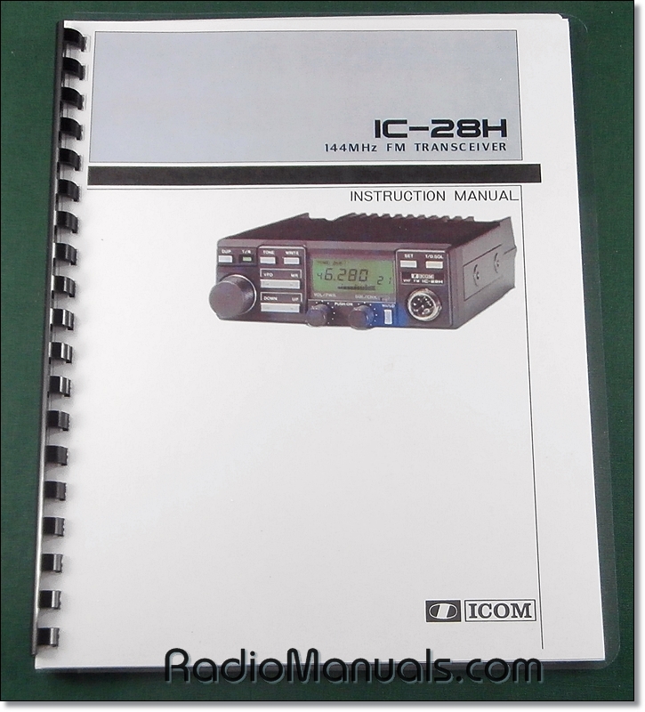 Icom IC-28H Instruction Manual - Click Image to Close