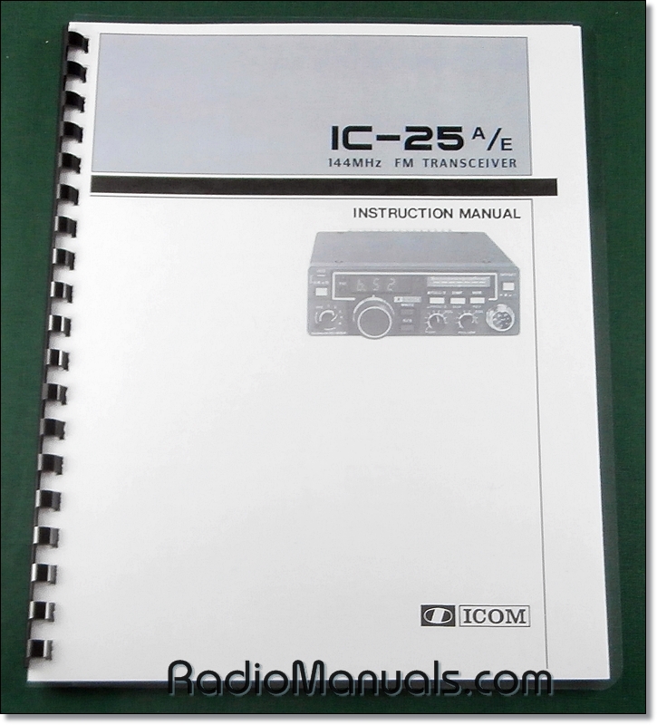 Icom Instruction and Service Manuals