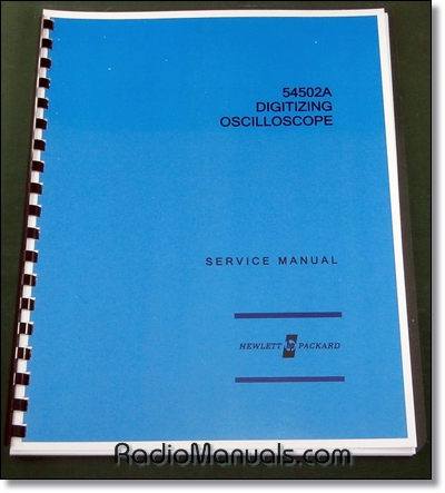 HP 54502A Service Manual
