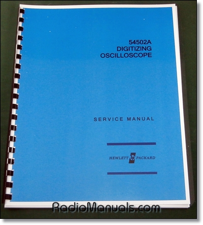 HP 54502A Service Manual HP 54502A Service Manual