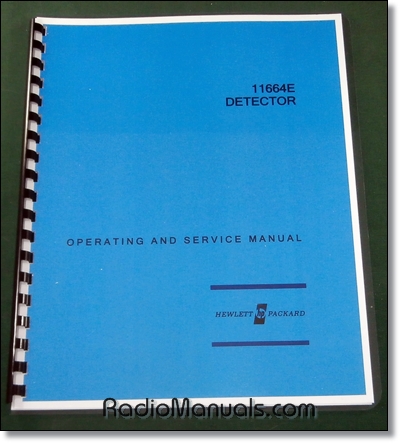 HP 11664E Operation & Service Manual