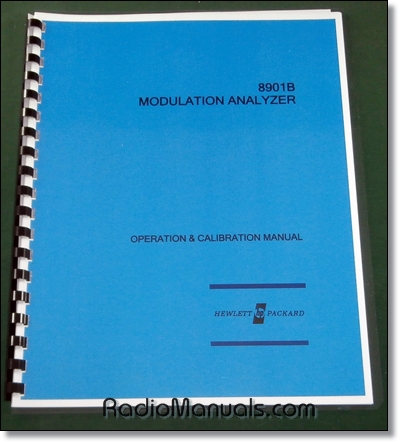 HP 8901B Operation & Calibration Manual - Click Image to Close