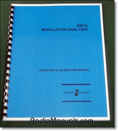 HP 8901A Operation & Calibration Manual - Click Image to Close