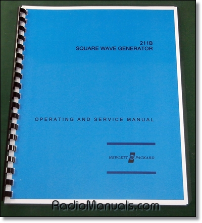 HP 211B Operating & Service Manual - Click Image to Close