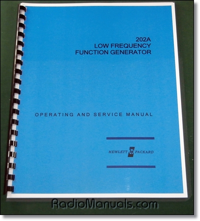 HP 202A Operating & Service Manual